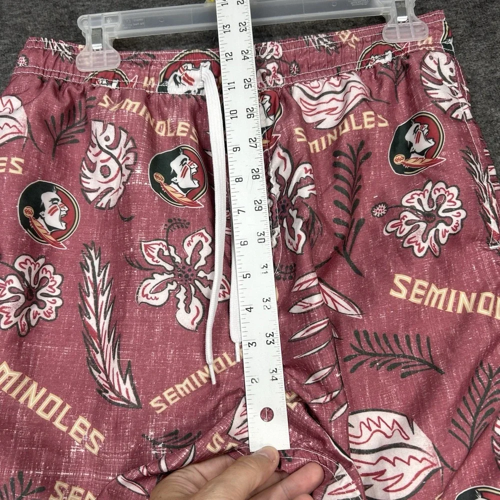 Wes and Willy Swim Trunks Men M Florida State‎ University FSU Lined Shorts